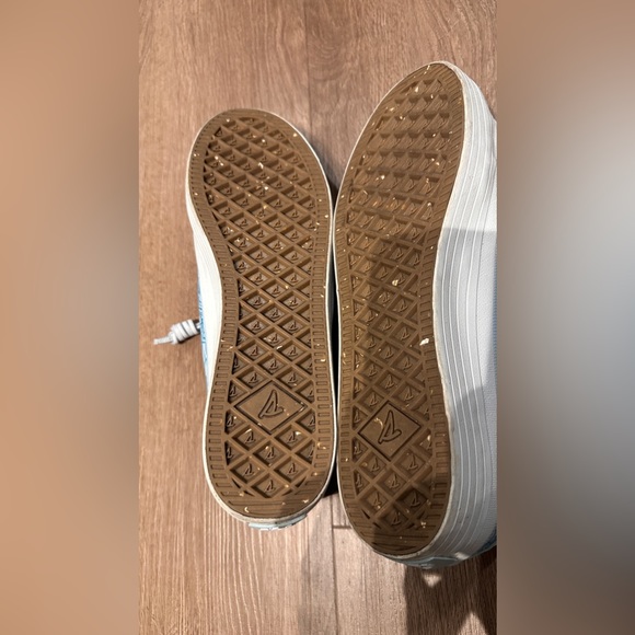 Sperry Womens Crest Vibe Platform Sneaker | Blue Print Size 8.5 - Picture 6 of 7